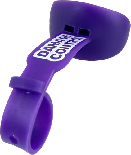 Miniatura 8 de DAMAGE CONTROL Protector bucal con correa permanente para casco, protector bucal juvenil para proteger labios y dientes, chupete sin ebullición