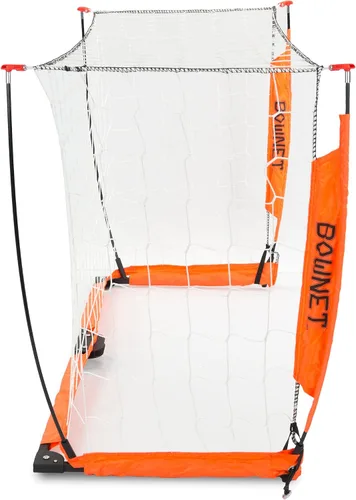 Miniatura 6 de Bownet Red de portería de fútbol portátil (3 x 5 pies) de configuración rápida, marco de acero duradero con recubrimiento de polvo, para interiores