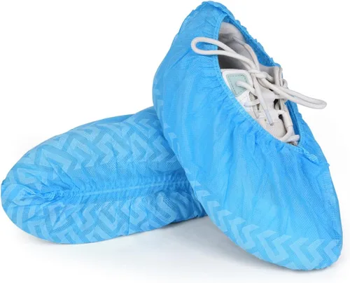 Miniatura 10 de Buself XL 100 unidades de fundas desechables para zapatos, antideslizantes, fundas premium para botas de tela, resistentes al deslizamiento