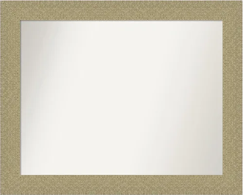 Miniatura 60 de Amanti Art Espejo de pared personalizado no biselado (24.25 x 24.25 pulgadas), marco dorado de mosaico, varios tamaños personalizados, espejo