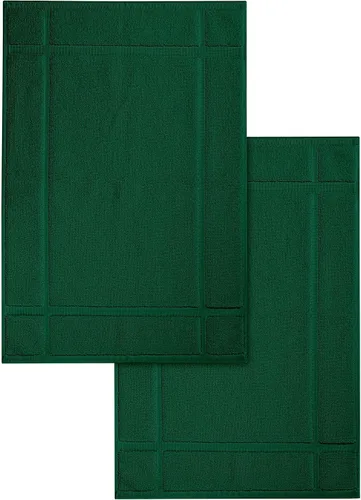 Miniatura 9 de Ample Decor Alfombra de baño 100% algodón de 34 x 20 pulgadas, felpa gruesa de 1350 GSM, suave absorbente, certificado Oeko-Tex, construcción Beige