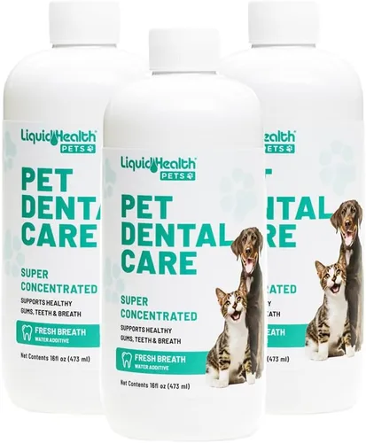 Miniatura 7 de LIQUIDHEALTH Aditivo de agua para el cuidado dental de mascotas para perros y gatos, ambientador de acción rápida para el mal aliento de mascotas