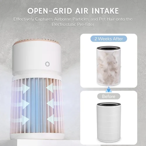 Miniatura 3 de Airthereal Purificador de aire HEPA H13 para el hogar, habitación grande de hasta 2000 pies cuadrados, limpiador de aire con filtro lavable