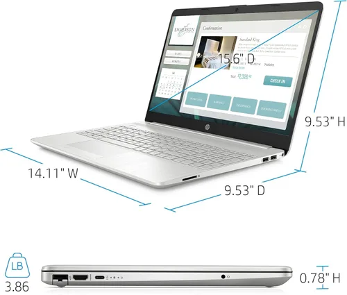 Miniatura 4 de HP Laptop 15 2021, pantalla IPS Full HD de 15.6 pulgadas, procesador Intel core i5-1135G7 de 11ª generación, 8 GB de RAM, almacenamiento SSD de 512