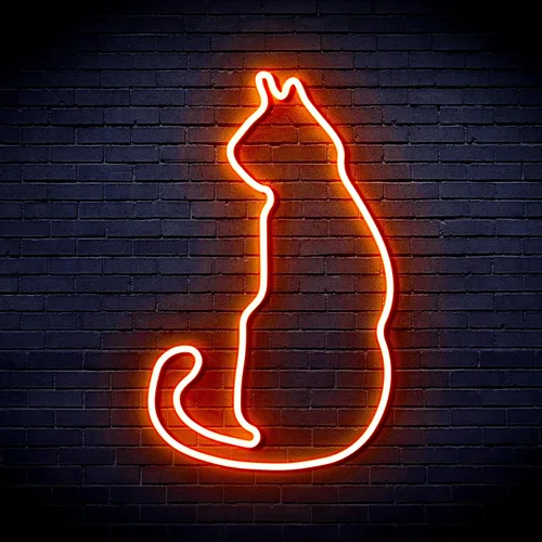 Miniatura 10 de ADVPRO Cat Flex Silicone LED Neon Sign - Blue - st16s32-fnu0083-b