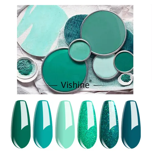 Miniatura 5 de Vishine Juego de esmaltes de uñas de gel, 6 colores, caja de regalo de arte de uñas, kit de esmalte de gel UV LED, 6 unidades, 0.3 fl oz