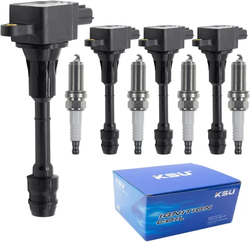 Miniatura 12 de KSU Paquete de bobinas con bujía de iridio para Nissan Altima 02-06 Maxima 01-08 Murano 03-07 Pathfinder 01-12 Quest 05-15 3.5L 4.0L V6 224488J115