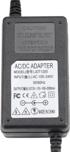 Miniatura 7 de Convertidor de CA a CC 110V-240V a 3-12V Adaptador de corriente 2A con enchufe de EE. UU. para ventilador eléctrico, motor de taladro, control