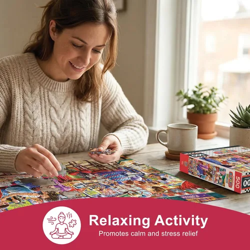 Miniatura 4 de Masterpieces Duffy's Sports & Suds - Rompecabezas de 550 piezas para adultos y familia, 18 x 24 pulgadas