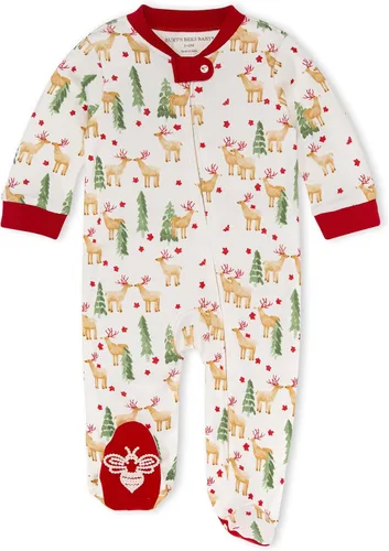 Miniatura 39 de Burt's Bees Baby - Pijama para bebés niñas de 100% algodón orgánico con cremallera frontal completa y pies cerrados antideslizantes