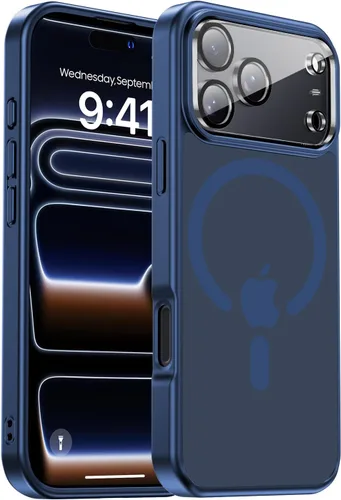Miniatura 100 de Funda para iPhone 17 Pro Max con protector de lente de cámara [protección de grado militar de 10 pies] compatible con MagSafe a prueba de golpes