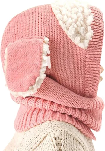 Miniatura 2 de Abrigo para invierno, que incluye gorra, bufanda, capucha y orejeras, para niñas o niños