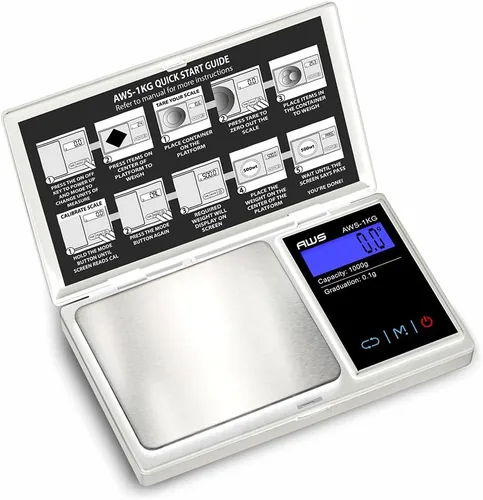 Miniatura 20 de Báscula digital de bolsillo de la serie, 21.16 oz x 0.00 oz, báscula digital de gramos a pequeña escala de alimentos, báscula de joyería, báscula