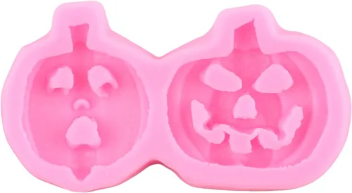 Miniatura 3 de Zixiang Molde de silicona para Halloween, molde de silicona para pastel de calabaza, molde de fondant, magdalena, chocolate, calavera, esqueleto