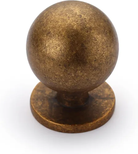 Miniatura 16 de Asidrama Paquete de 10 pomos de latón antiguo para gabinetes de cocina, pomos retro vintage para gabinete de cocina, accesorios para armario