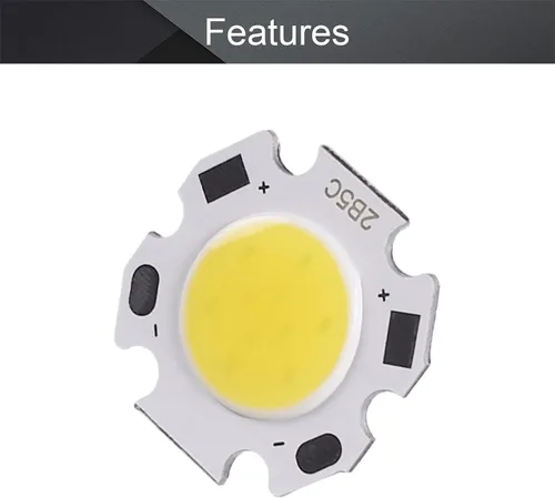 Miniatura 2 de Utoolmart Bombilla LED de chip de 300 mA, 5 W, cuentas de luz, brillo de 110 lm, lámpara de alta potencia, chip de fuente de luz, cuentas de luz