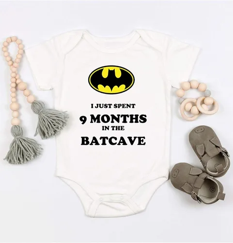 Miniatura 4 de TripleBDesigns I Just Spent 9 Meses in the Batcave Best Baby Shower Mameluco de regalo divertido