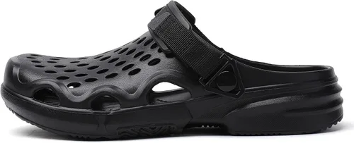 Miniatura 5 de Zuecos de verano antideslizantes para hombre, zapatos de jardín ligeros y suaves, zuecos para jardín, cocina, exteriores, playa, patio, piscina