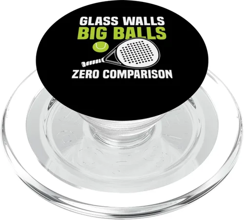 Miniatura 8 de Glass Walls Big Balls Padel Racquet Paddle PopSockets Adhesive PopGrip