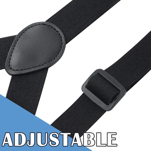 Miniatura 2 de JenPen Tirantes ocultos en forma de Y para hombre, invisibles debajo de la camisa, tirantes ajustables para el aeropuerto, tirantes de ropa