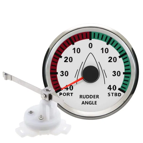 Miniatura 8 de ELING - Indicador de ángulo de timón garantizado de 0 a 190 ohmios con luz de fondo de 85 mm, 12 V/24 V
