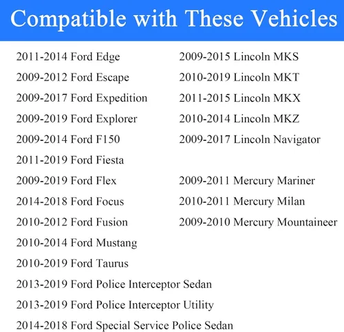 Miniatura 2 de Tapa de gasolina 8U5Z-9C268-B BU5Z-9C268-B Tapa del depósito de combustible compatible con Ford F150, Edge, Escape, Expedition, Explorer, Focus