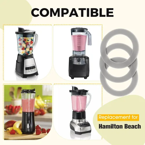 Miniatura 4 de Repuesto para junta de licuadora Black and Decker, junta de sellado de goma, repuesto 132812-07, compatible con Black & Decker Blender BL1900 BL3900
