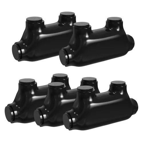 Miniatura 8 de RVBOATPAT Paquete de 5 Conectores de empalme en línea aislados 2-14 AWG Conectores de alambre de aluminio a cobre Conectores de cable aislados
