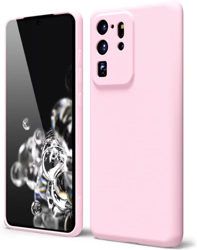 Miniatura 274 de oakxco Funda para teléfono Samsung Galaxy S21 Ultra con agarre de silicona líquida, bonita funda delgada y delgada de goma suave de TPU lisa