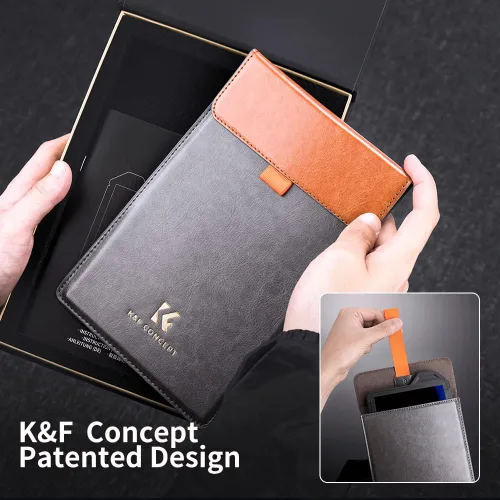 Miniatura 8 de K&F Concept Filtro de lente ND GND8 (3 paradas) de 3.937 x 5.906 in, revestimiento de 36 capas, filtro de densidad neutra graduado duro para lente