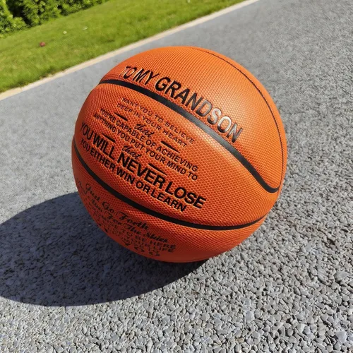 Miniatura 5 de Balón de Baloncesto Grabado para Interior y Exterior para Hijo, Nieto, Hija - Regalo Personalizado de Baloncesto, Regalo de Navidad y Cumpleaños