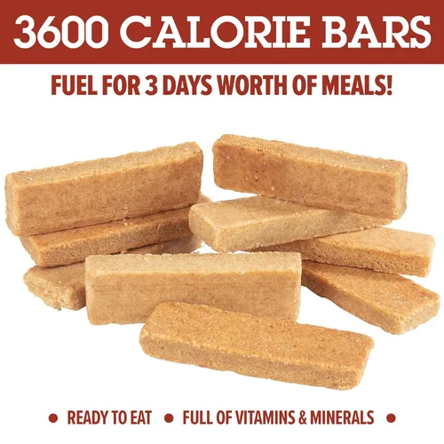 Miniatura 3 de Grizzly Gear Raciones de emergencia de alimentos - Barra de 3600 calorías (Vainilla Poundcake) - 3 días, 72 horas lista para comer para desastres