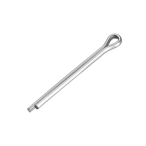 Miniatura 11 de uxcell Pasador de chaveta dividido, 0.039 in x 0.394 in, acero inoxidable 304, 2 puntas, llave de clip de sujeción en tono plateado, 30