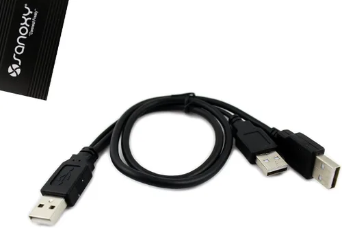 Miniatura 6 de SANOXY® Carcasa externa de disco duro SATA a USB 2.0 de 2.5" Solución de almacenamiento portátil