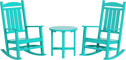 Miniatura 13 de WestinTrends Malibu - Mecedora para exteriores/patio, color lima