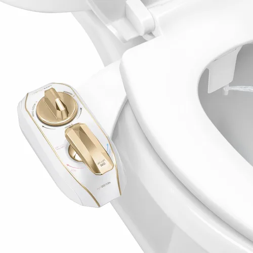 Miniatura 12 de LUXE Bidet NEO 320 Plus - Agua caliente, boquilla dual, accesorio de bidé no eléctrico para asiento de inodoro, instalación patentada de Cromo