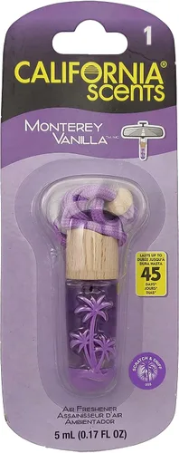Miniatura 7 de California Scents Ambientadores colgantes, collar de vial colgante, ambientador colgante para automóvil y eliminador de olores para olores fuertes