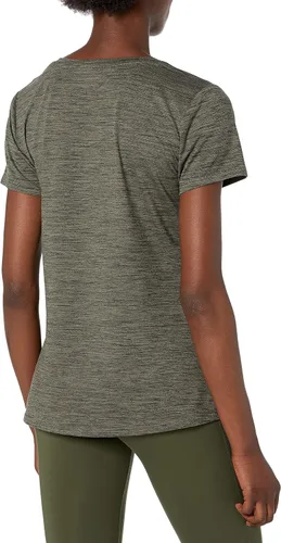 Miniatura 40 de Amazon Essentials Camiseta de manga corta con cuello redondo para mujer, de secado rápido, para entrenamiento, gimnasio, paquete múltiple