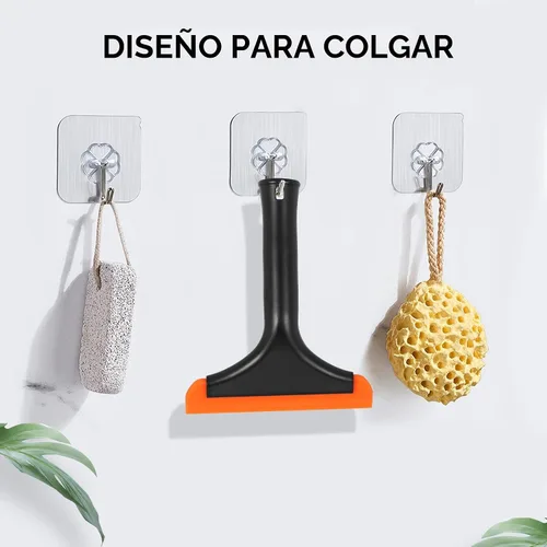 Miniatura 5 de SetSail Escobilla de ducha para puertas de cristal, pequeña escobilla de goma para puerta de vidrio, mini escobilla de silicona para ventana