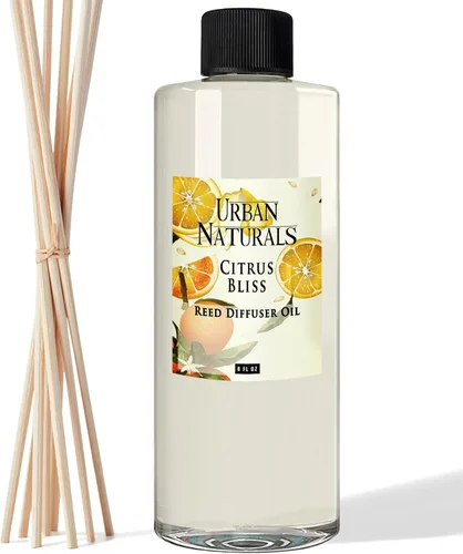 Miniatura 13 de Urban Naturals Recambio de aceite difusor de varillas ámbar y lavanda, lavanda relajante, ámbar cálido, aroma calmante para habitación, 4 onzas +
