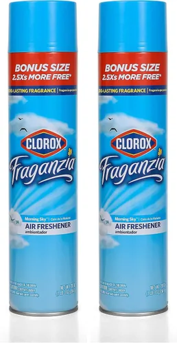 Miniatura 7 de Clorox Fraganzia - Ambientador en aerosol en aerosol con aroma a ráfaga de cereza, eliminador de olores de larga duración y ambientador
