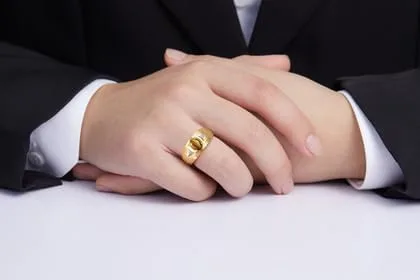Miniatura 2 de Rylos Anillos para hombre, diseño clásico, anillo ovalado de piedras preciosas y diamantes brillantes de 0.315 x 0.236 in. Anillos de piedra natal