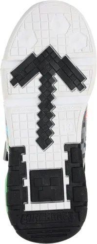Miniatura 5 de Minecraft Shoes for Boys Light-Up Sneakers with Adjustable Strap GreenBlack