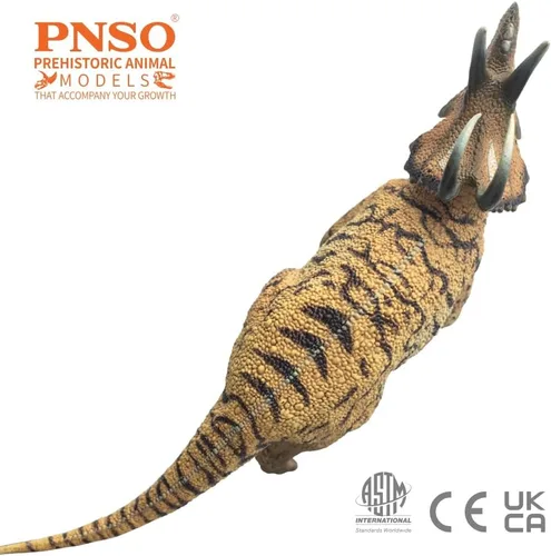 Miniatura 5 de PNSO Modelos de dinosaurios prehistóricos (41 Perez The Machairoceratops)