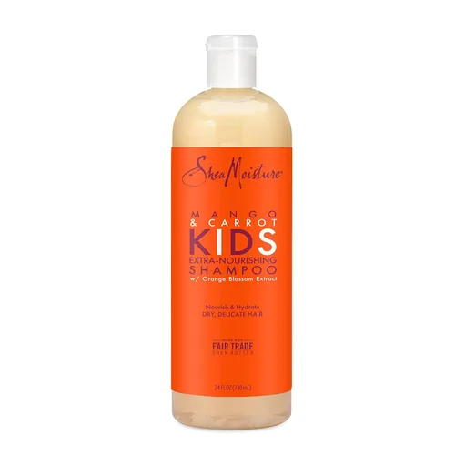 Miniatura 19 de SheaMoisture Champú extra nutritivo para el cuidado del cabello para niños Mango Zanahoria con manteca de karité 8 oz