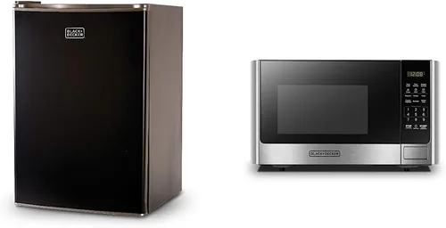 Miniatura 17 de BLACK+DECKER BCRK25B - Refrigerador compacto Energy Star de una sola puerta con congelador, 2.5 pies cúbicos, negro y horno microondas COMFEE