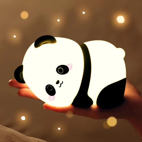 Miniatura 13 de Luz nocturna de conejo para niños, luz nocturna de conejo regulable de 3 niveles, 1200 mAh de silicona suave, lindo regalo de conejo de Pascua
