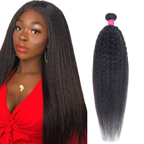 Miniatura 69 de Extensiones de cabello humano afro rizado 4B 4C Afro Kinky a granel de cabello humano virgen sin procesar para mujeres, negro natural, 8 pulgadas