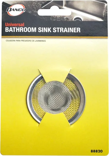 Miniatura 7 de Danco 88820 - Colador de lavabo de baño de malla de 2 pulgadas, acero inoxidable