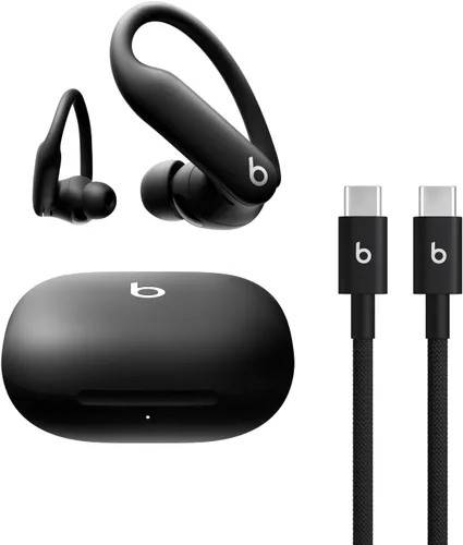 Miniatura 10 de Beats Powerbeats Pro 2 - Auriculares inalámbricos Bluetooth con cables de carga USB-C (1.5 m) - Naranja eléctrico